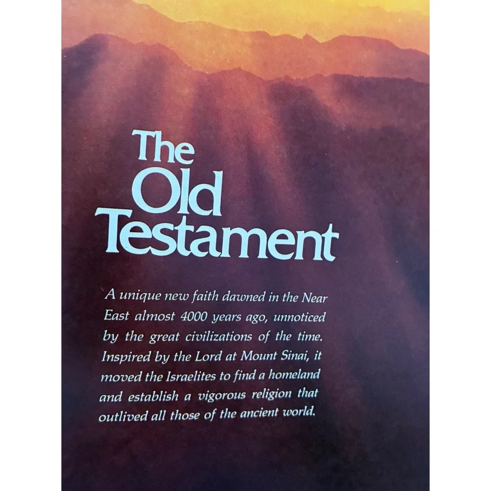 Vintage 1974 Great People Of The Bible And How They Lived Hardcover Book